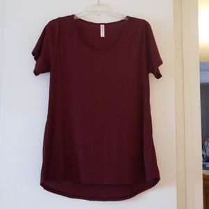 LuLaRoe Ribbed Classic T EUC Sz M